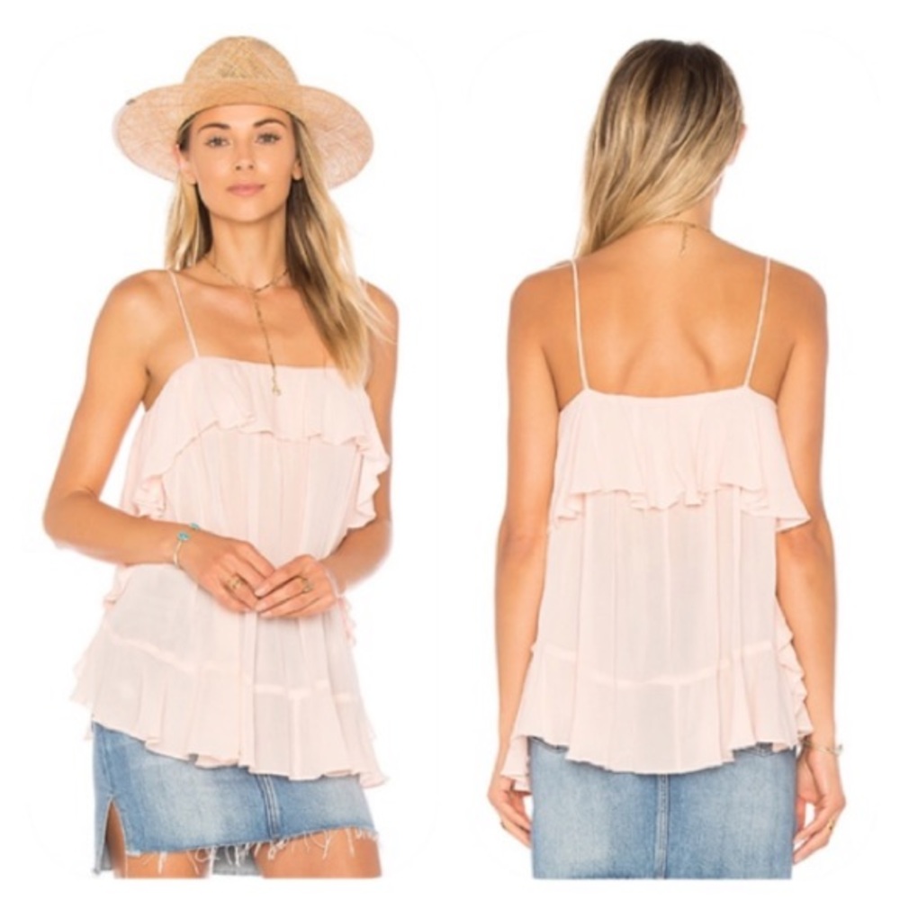 FREE PEOPLE Revolve Petal Cascade Camisole Top